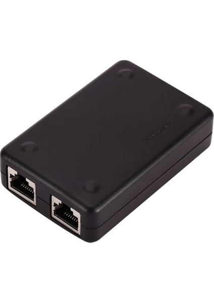 2 Port RJ45 Ağ Anahtarı Kutusu Çift 2 Yollu Bağlantı Noktası Hub Ethernet Paylaşım Adaptörü Switcher Bilgisayar Pc Malzemeleri Için (Yurt Dışından)