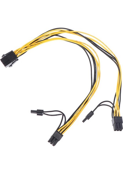Sıcak Satış Pcı-E 6 Pinli 2x 6+2 Pinli Güç Ayırıcı Kablo Pcıe Pcı Express Futural Digital (Yurt Dışından)