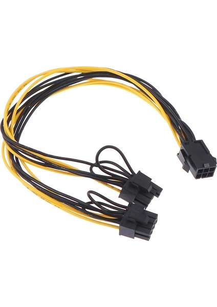 Sıcak Satış Pcı-E 6 Pinli 2x 6+2 Pinli Güç Ayırıcı Kablo Pcıe Pcı Express Futural Digital (Yurt Dışından)