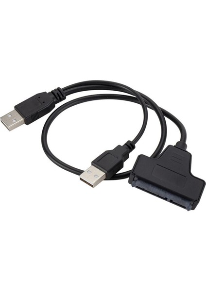 Harici Sata Sabit Sürücü Bağlantı Noktası Bağlantısı USB 2.0 - Sata 7 15 Pin Kablo Dönüştürücü Adaptör Için 2,5 Inç HDD SSD (Yurt Dışından)