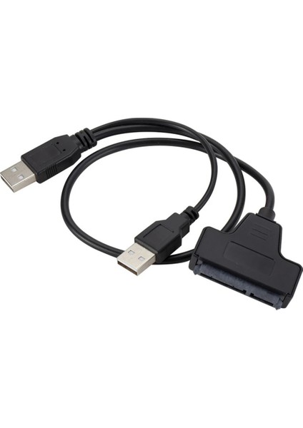 Harici Sata Sabit Sürücü Bağlantı Noktası Bağlantısı USB 2.0 - Sata 7 15 Pin Kablo Dönüştürücü Adaptör Için 2,5 Inç HDD SSD (Yurt Dışından)