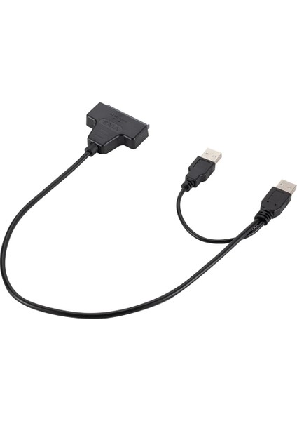 Harici Sata Sabit Sürücü Bağlantı Noktası Bağlantısı USB 2.0 - Sata 7 15 Pin Kablo Dönüştürücü Adaptör Için 2,5 Inç HDD SSD (Yurt Dışından)