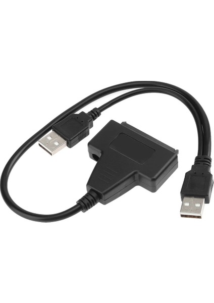 Harici Sata Sabit Sürücü Bağlantı Noktası Bağlantısı USB 2.0 - Sata 7 15 Pin Kablo Dönüştürücü Adaptör Için 2,5 Inç HDD SSD (Yurt Dışından)