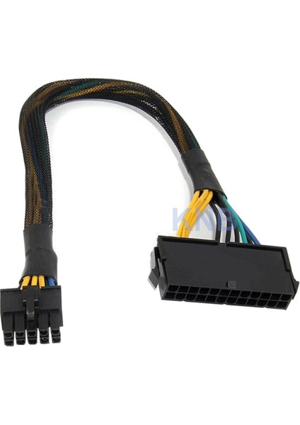 Atx Lenovo Anakart Için Yeni 24PIN Dişi 10 Pin Erkek Adaptör Kablosu (Yurt Dışından)