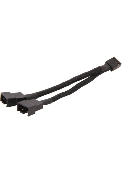 4 Pin Pwm Splitter Kablo 4pin Pwm Dişi 3/4 Pin Pwm Kablosu Bilgisayar Cpu Kasa Fanı Kollu Adaptör Güç Kablosu Siyah (Yurt Dışından)