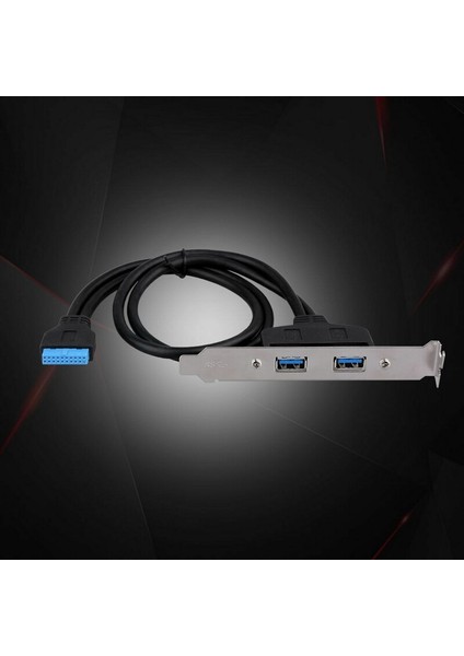 1 Adet Kphrtek Usb3.0 Arka Panel Genişletme Braketi 20PIN Başlık Kablosu Anakart Adaptörü L (Yurt Dışından)
