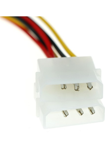 4 Pin Molex 6 Pin Pcı-E Atx Psu Güç Adaptörü Grafik Ekran Kartı Dönüştürücü Kablo Hattı Adaptörü Güç Kabloları 2 Adet (Yurt Dışından)