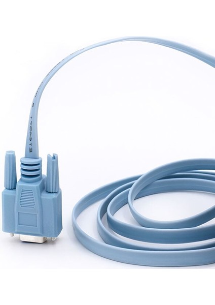 Cisco Konsolu RJ45 - RS232 Db9 Com Seri Bağlantı Noktası Için 1.5m Dişi Ağ Adaptör Kablosu (Yurt Dışından)
