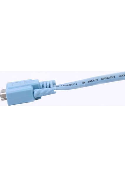 Cisco Konsolu RJ45 - RS232 Db9 Com Seri Bağlantı Noktası Için 1.5m Dişi Ağ Adaptör Kablosu (Yurt Dışından)
