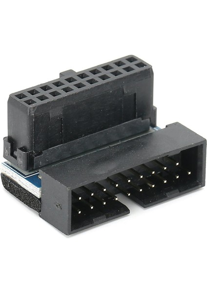 PH19-A Masaüstü Anakart Usb3.0 Soket 90 Derece Açılı USB Soket Dönüştürücü Anakart USB Soketli Konnektör (Yurt Dışından)