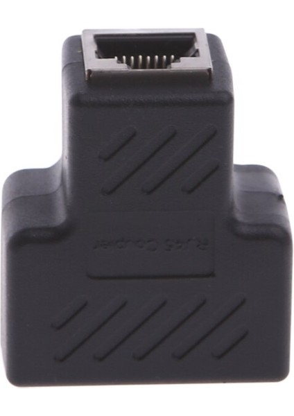 1 Ila 2 Yollu Lan Ethernet Ağ Kablosu RJ45 Dişi Ayırıcı Konnektör Adaptörü (Yurt Dışından) indirimleri
