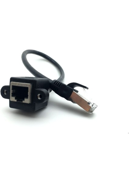 RJ45 Erkek Dişi Vidalı Panel Montajlı Ethernet Lan Ağ Uzatma Kablosu 30CM 0.3m Bilgisayar Kablosu Yönlendirici Dizüstü Bilgisayar Için Yeni Aqjg (Yurt Dışından) fiyatları