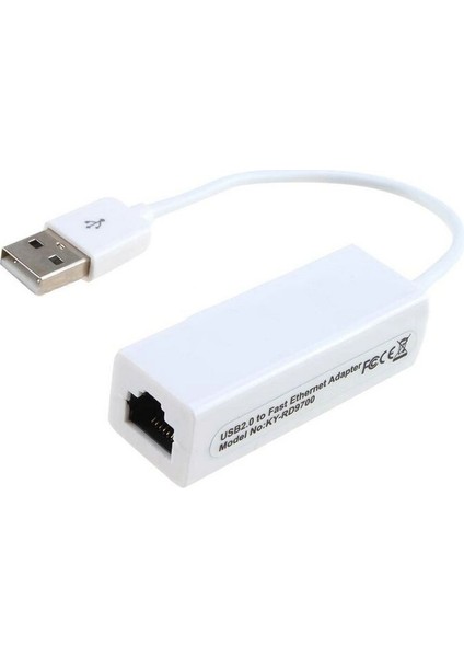 Macbook Win7 Nk-Shopping Için USB 2.0 - RJ45 Ethernet Adaptörü Lan Ağları 10/100 Mbps (Yurt Dışından)