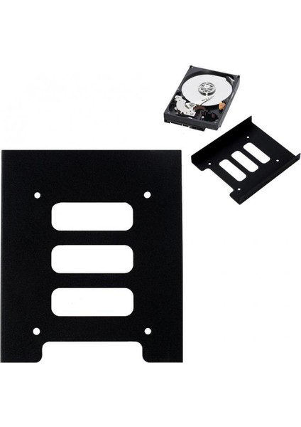2.5 Inç 3.5 Inç SSD HDD Metal Adaptör Braketi Metal Montaj Braketi Dahili Dönüştürücü Sabit Diskler Pc Dizüstü Bilgisayar Için Tutucu (Yurt Dışından)