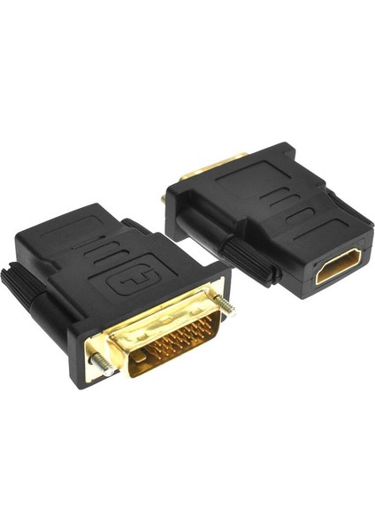 HDMI Uyumlu Kadın DVI D 24 + 1 Pin Erkek Adaptör Dönüştürücü Kablo Anahtarı Pc Hdtv Ps3 Projektör LCD Kutusu (Yurt Dışından)