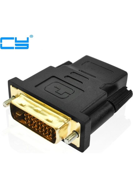 HDMI Uyumlu Kadın DVI D 24 + 1 Pin Erkek Adaptör Dönüştürücü Kablo Anahtarı Pc Hdtv Ps3 Projektör LCD Kutusu (Yurt Dışından)