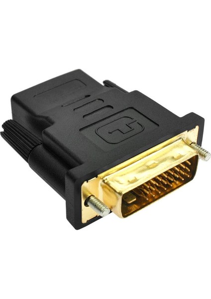 HDMI Uyumlu Kadın DVI D 24 + 1 Pin Erkek Adaptör Dönüştürücü Kablo Anahtarı Pc Hdtv Ps3 Projektör LCD Kutusu (Yurt Dışından)