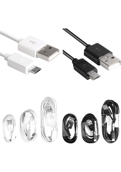 Jettıng 84CM Mikro USB 2.0 Tipi Uzatma Şarj Veri Kablosu Siyah Genişletici Şarj Kablosu (Yurt Dışından) fiyatları