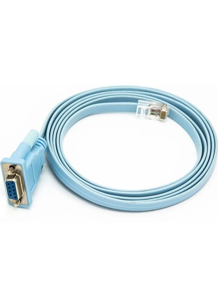 Konsol Kablosu RJ45 Ethernet RS232 Db9 Com Bağlantı Noktası Seri Dişi Yönlendiriciler Cisco Anahtar Yönlendirici Için Ağ Adaptör Kablosu (Yurt Dışından)
