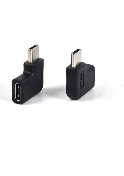 Akıllı Telefon Için 90 Derece Sağ Açı USB 3.1 Tip C Erkek - Dişi Usb-C Dönüştürücü Adaptör (Yurt Dışından)