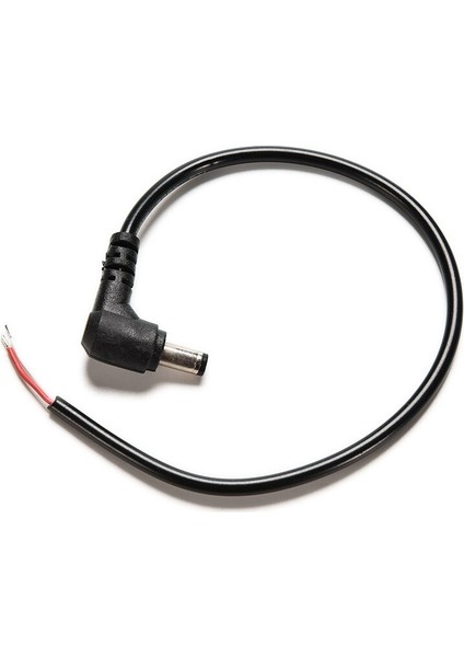2 Adet 28.5cm Dc Ucu Priz Jak Konnektörü Kabloları 5.5x2.1mm Erkek Dik Açı Kablosu Kablosu (Yurt Dışından)