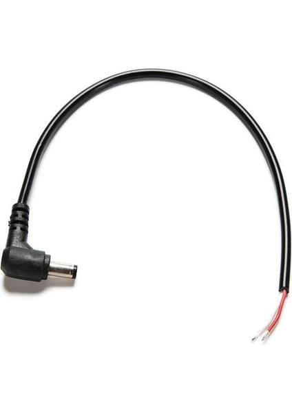 2 Adet 28.5cm Dc Ucu Priz Jak Konnektörü Kabloları 5.5x2.1mm Erkek Dik Açı Kablosu Kablosu (Yurt Dışından)