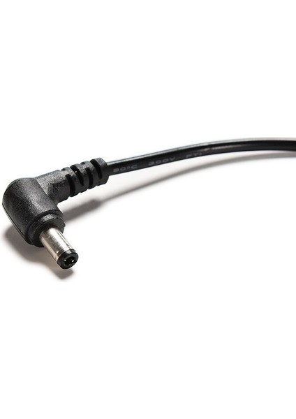 2 Adet 28.5cm Dc Ucu Priz Jak Konnektörü Kabloları 5.5x2.1mm Erkek Dik Açı Kablosu Kablosu (Yurt Dışından)