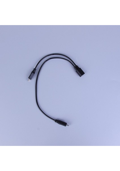 1 Adet Mikro USB 2.0 Splitter Y 1 Dişi 2 Erkek Veri Şarj Kablosu Uzatma Kablosu Telefon Için Yüksek Kaliteli Veri Kablosu (Yurt Dışından)