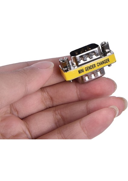 15 Pin VGA Svga HD15 Cinsiyet Değiştirici Çoğaltıcı Adaptör Dönüştürücü Erkek - Erkek (Yurt Dışından)