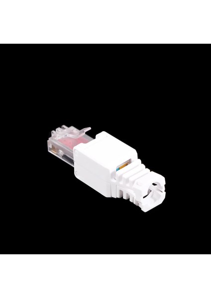 Sıkma Konnektörleri Yok Cctv Ethernet Kablosu Aletsiz Kristal Kafa Fişi Cat6 RJ45 Konektörü (Yurt Dışından)