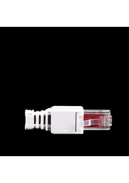 Sıkma Konnektörleri Yok Cctv Ethernet Kablosu Aletsiz Kristal Kafa Fişi Cat6 RJ45 Konektörü (Yurt Dışından)