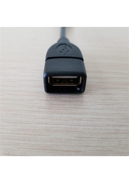 Araç Ses 90 Derece Aşağı Dirsek Mini USB Erkek USB A Dişi Dönüştürücü Adaptör Veri Uzatma Kablosu Siyah 10 cm (Yurt Dışından)