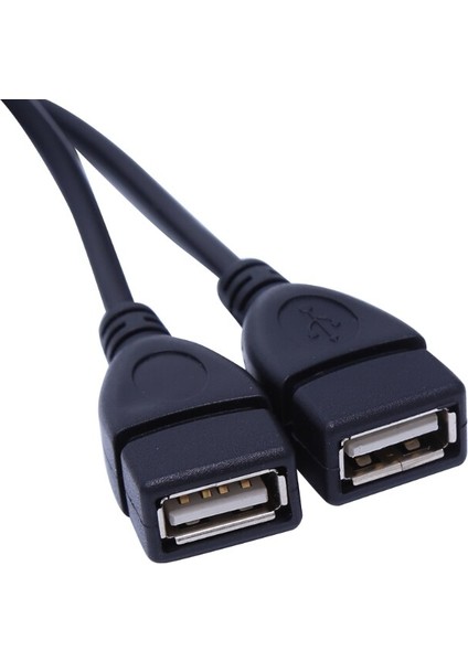 USB 2.0 Tip A 1 Erkek - 2 Dişi Y-Splitter Data Sync Şarj Uzatma Kablosu (Yurt Dışından)