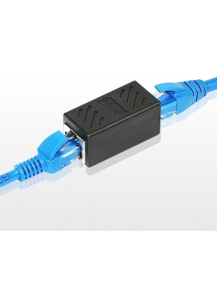 5 Adet Dişi Kadın Ağ Lan Konnektör Adaptörü Çoğaltıcı Genişletici RJ45 Ethernet Kablo Uzatma Dönüştürücü (Yurt Dışından)