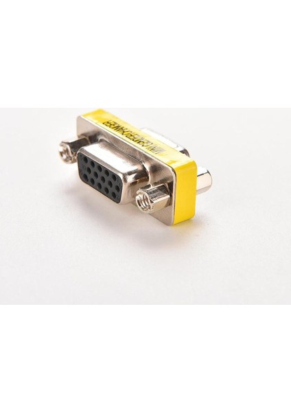 1 Adet 15 Pin D-Sub VGA Hd Svga Dişi Mını Cinsiyet Değiştirici Adaptör Pc VGA Dişi Konnektör F/f Kablo Uzatma Dönüştürücü (Yurt Dışından)