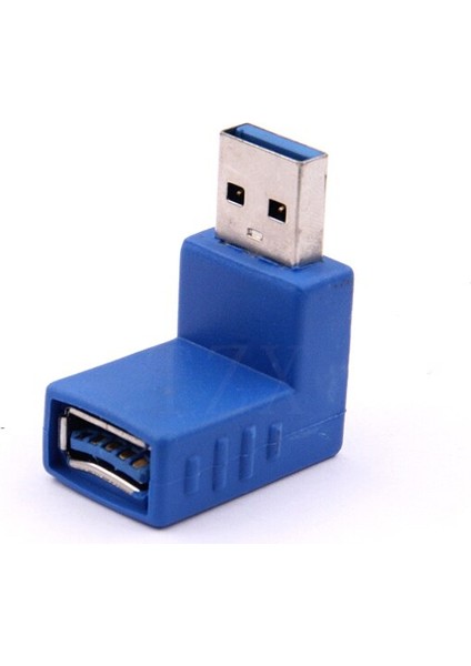 1 Adet Yeni Sıcak Sağ Açı USB 3.0 Tip A Erkek Dişi Fiş Konnektör Adaptörü Dönüştürücü Dizüstü Pc Için (Yurt Dışından)