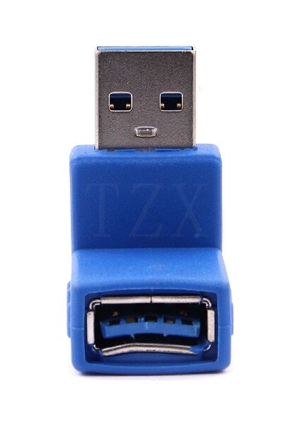 1 Adet Yeni Sıcak Sağ Açı USB 3.0 Tip A Erkek Dişi Fiş Konnektör Adaptörü Dönüştürücü Dizüstü Pc Için (Yurt Dışından)