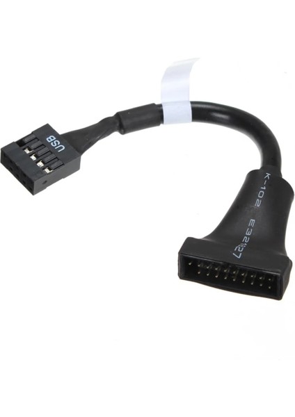 Yeni USB 3.0 20 Pin Erkek 2.0 9pin Kadın Anakart Ev Dönüştürücü Adaptör Kablosu Uy8 (Yurt Dışından)