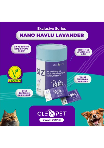 Nano Havlu Lavander