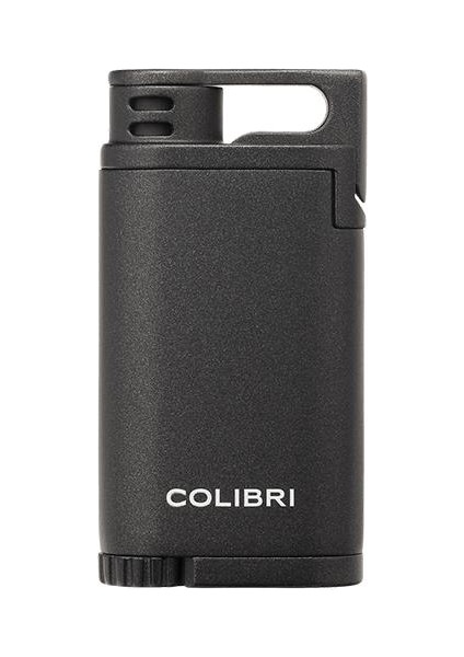 Belmont Tek Torch Pürmüz Metalik Siyah Puro Çakmağı