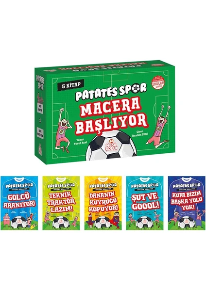 Patatesspor Macera Başlıyor (5 Kitap+Soru Kitapçığı)