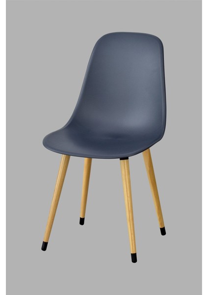 Eames Ahşap Ayak Plastik Sandalye