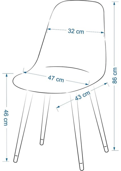 Eames Ahşap Ayak Plastik Sandalye indirimleri