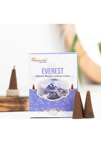 Everest Aromalı Organik Kömürsüz Konik Tütsü