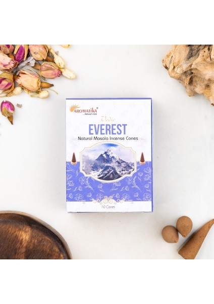 Everest Aromalı Organik Kömürsüz Konik Tütsü