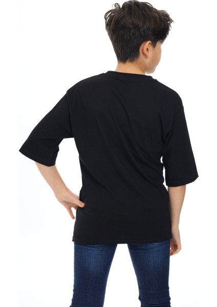 Erkek Çocuk Garni Detaylı Baskılı T-Shirt 9-14 Yaş LX7083 indirimleri
