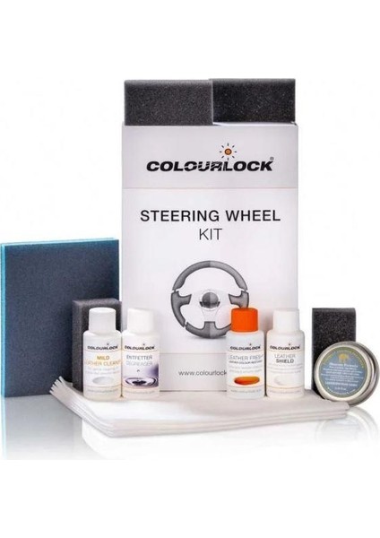 Colourlock Steering Wheel Kit Deri Direksiyon Onarım Seti