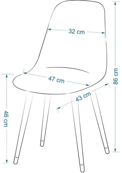 Eames Ahşap Ayak Plastik Sandalye indirimleri