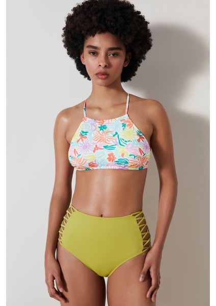 High Fashion Yağ Yeşili Bikini Altı indirimleri