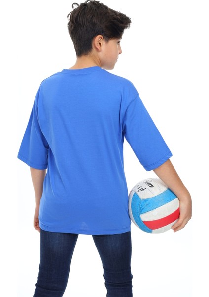 Erkek Çocuk Garni Detaylı Baskılı T-Shirt 9-14 Yaş LX7083 fırsatları